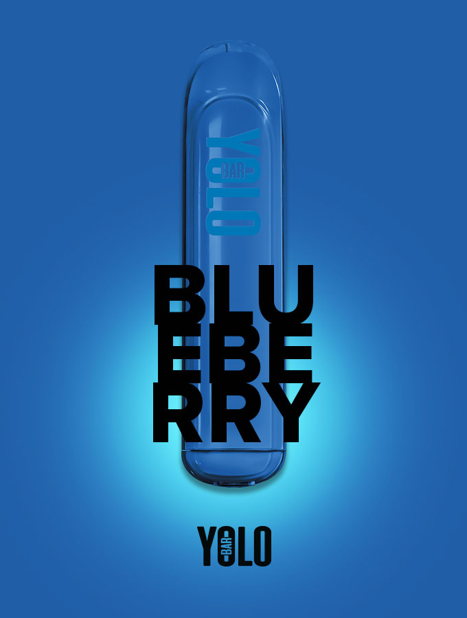 Blueberry Yolo Bar Disposable Vape Device