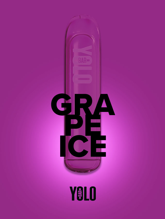 Grape Ice Yolo Bar Disposable Vape Device