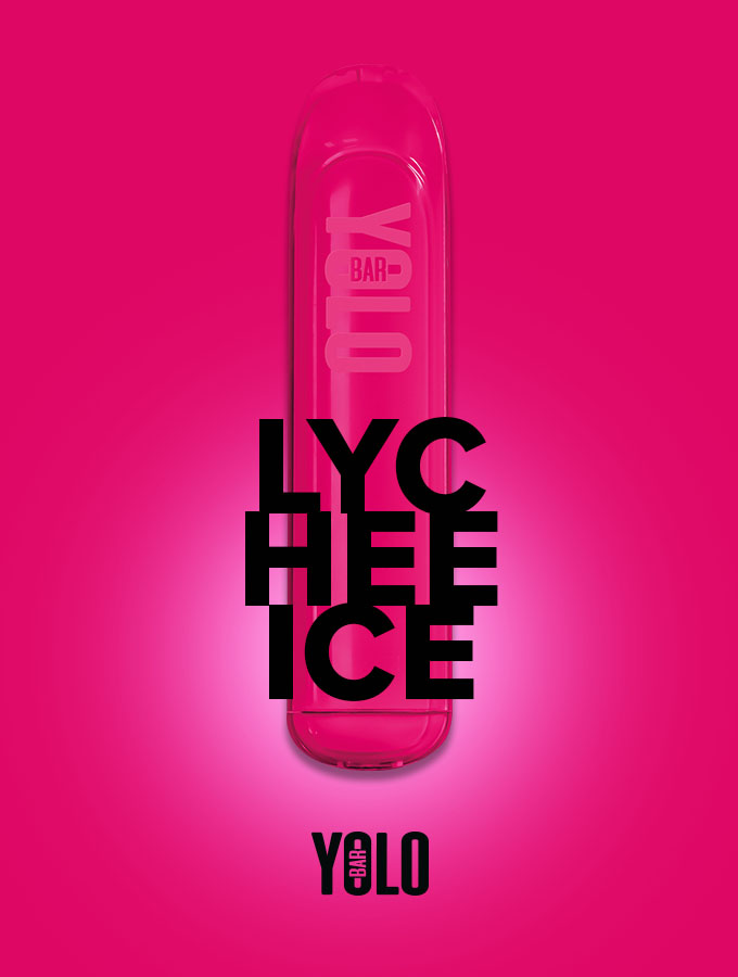Lychee Ice Yolo Bar Disposable Vape Device