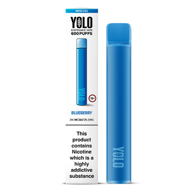 Blueberry Flavour YOLO Disposable Vape device